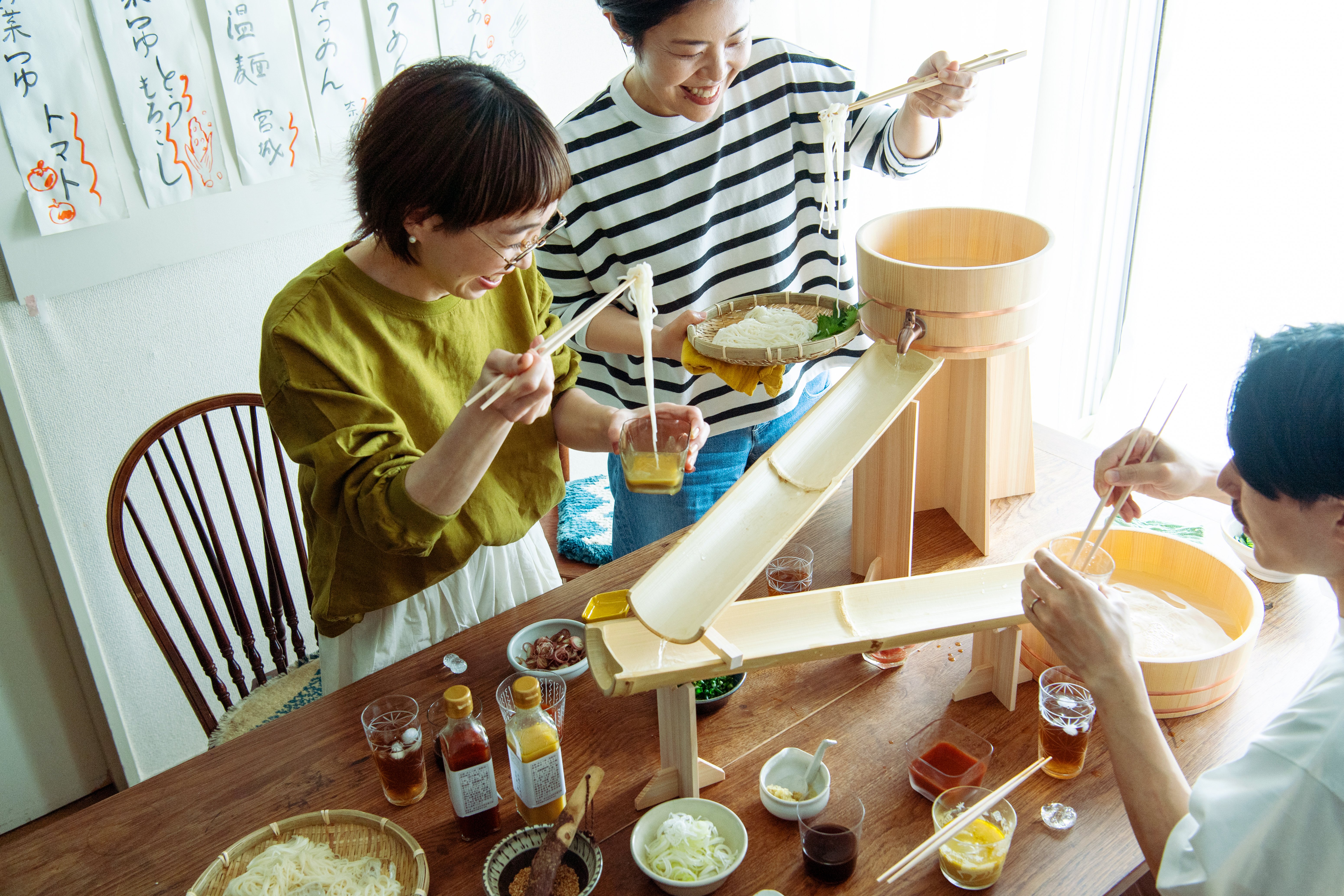 【7年・500本超の実績】油抜き天然竹 流しそうめんセット 24h発送 キャンプ そうめんを、夏の