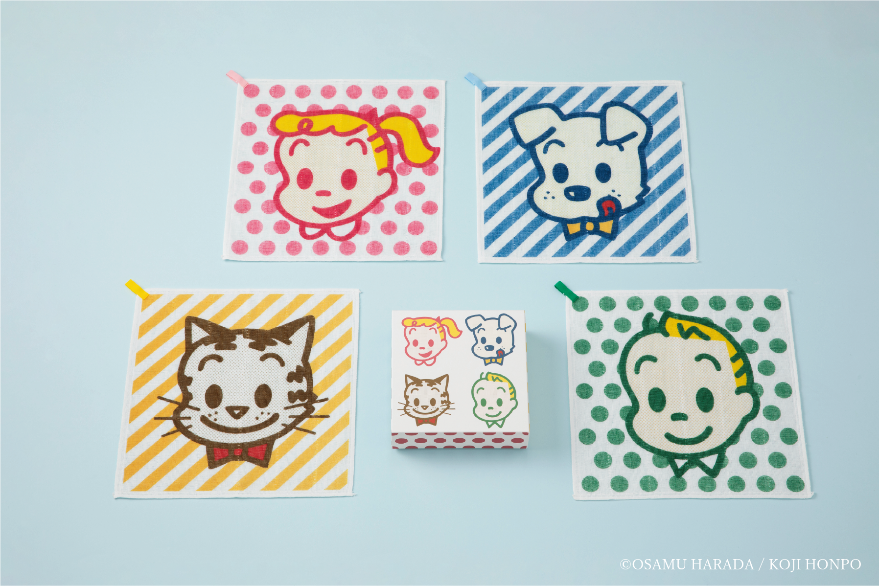 OSAMU GOODS × 中川政七商店 飾りたくなる「かや織ふきん」を数量限定