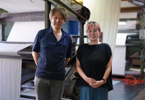 川崎毛織株式会社　川崎 弘治／パンダ企画　廣瀬 友子