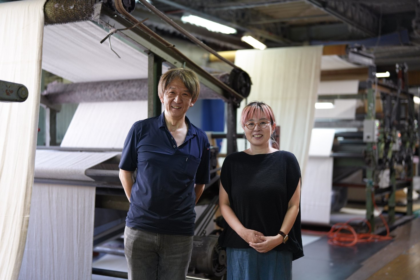 川崎毛織株式会社　川崎 弘治／パンダ企画　廣瀬 友子