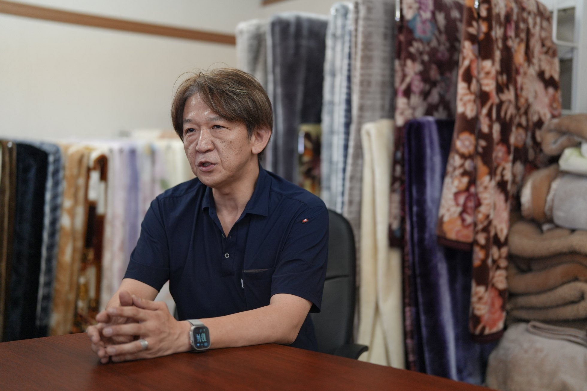 川崎毛織株式会社・専務取締役 川崎弘治さん